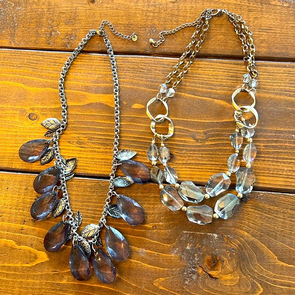 2 adjustable necklaces